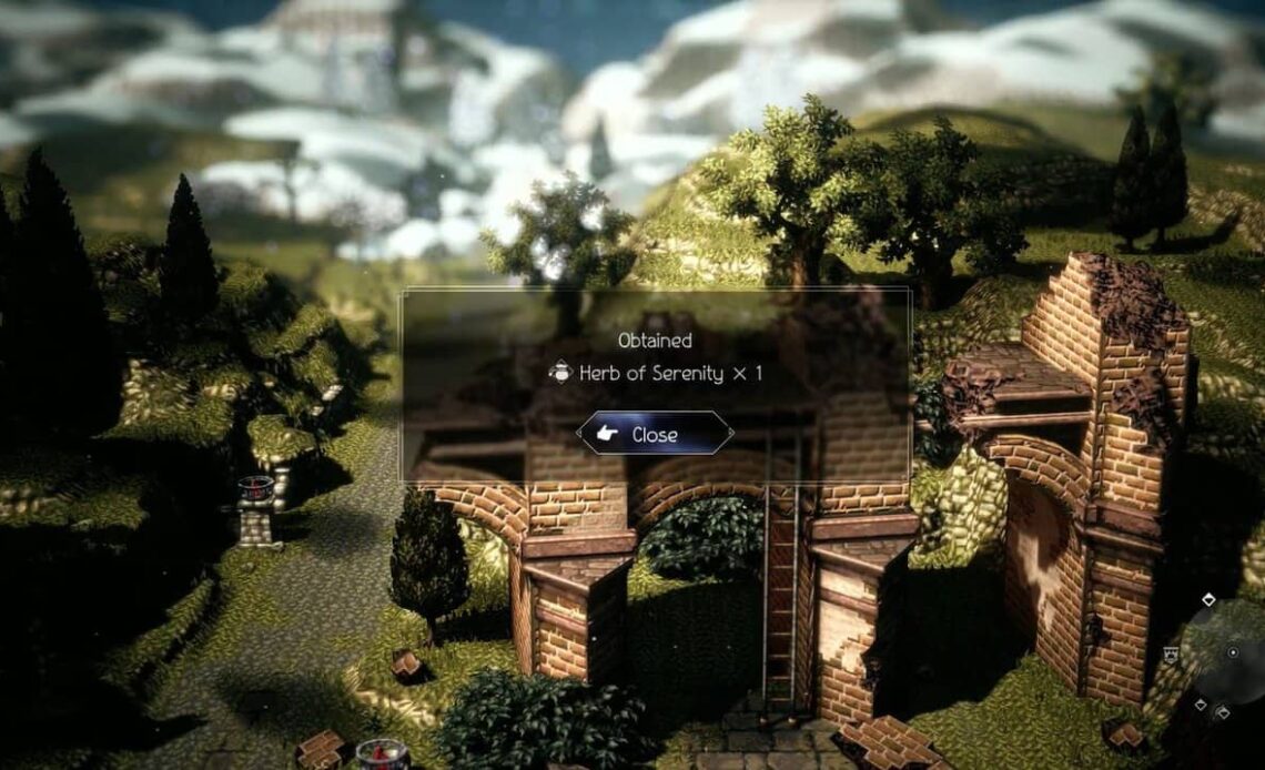 Octopath Traveler 2 Herb of Serenity