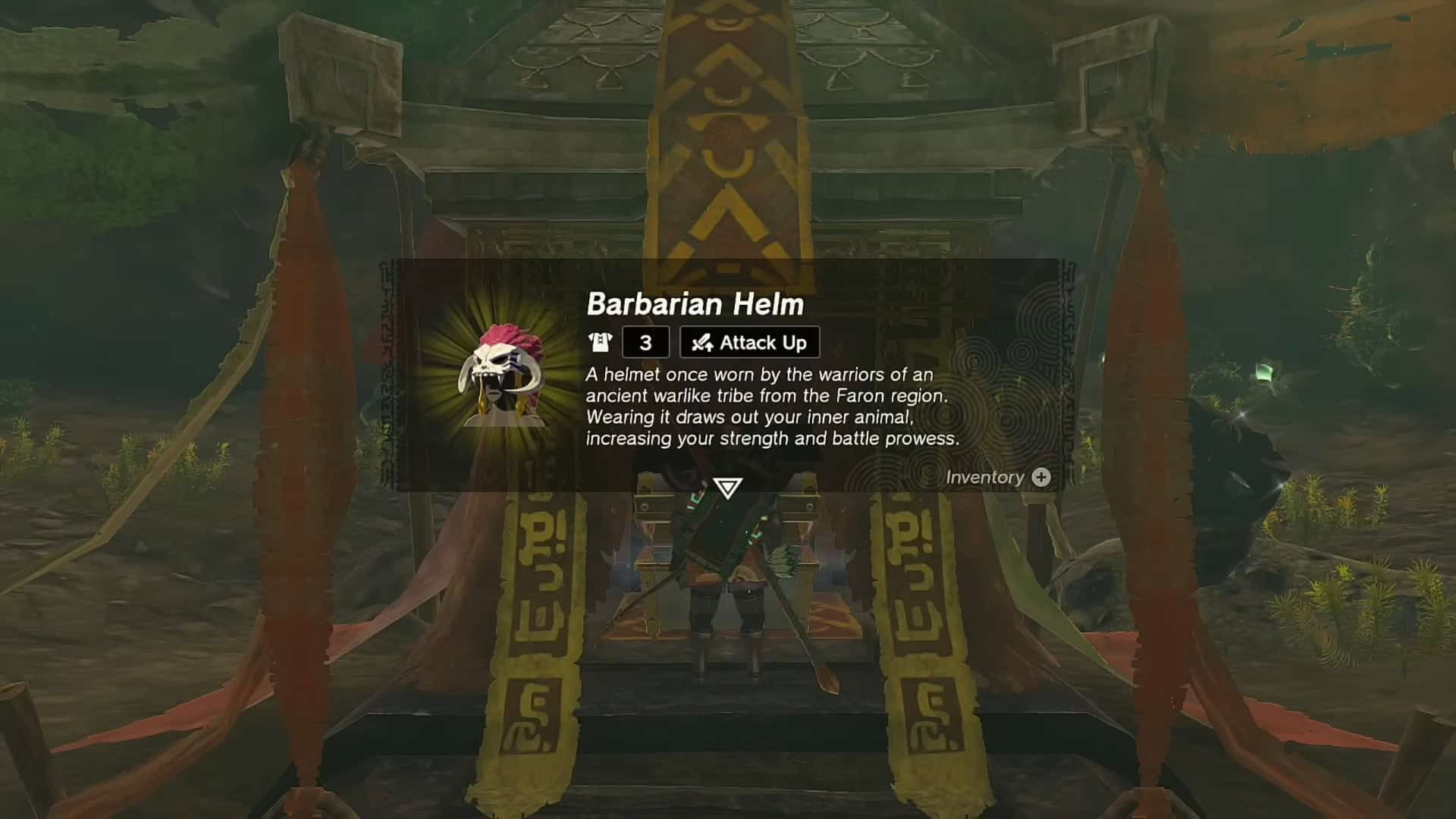 zelda: elmo barbaro totk