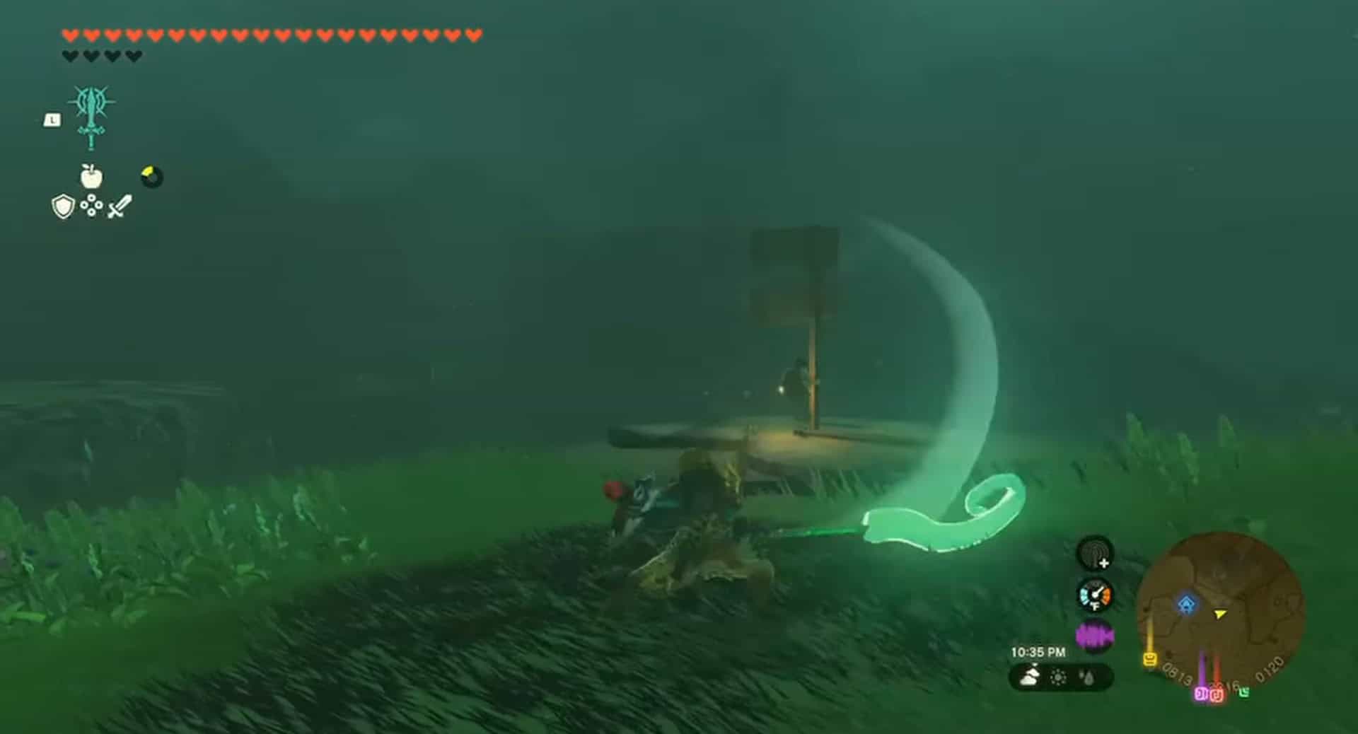 zelda: frusta di coda di totk lizalfos