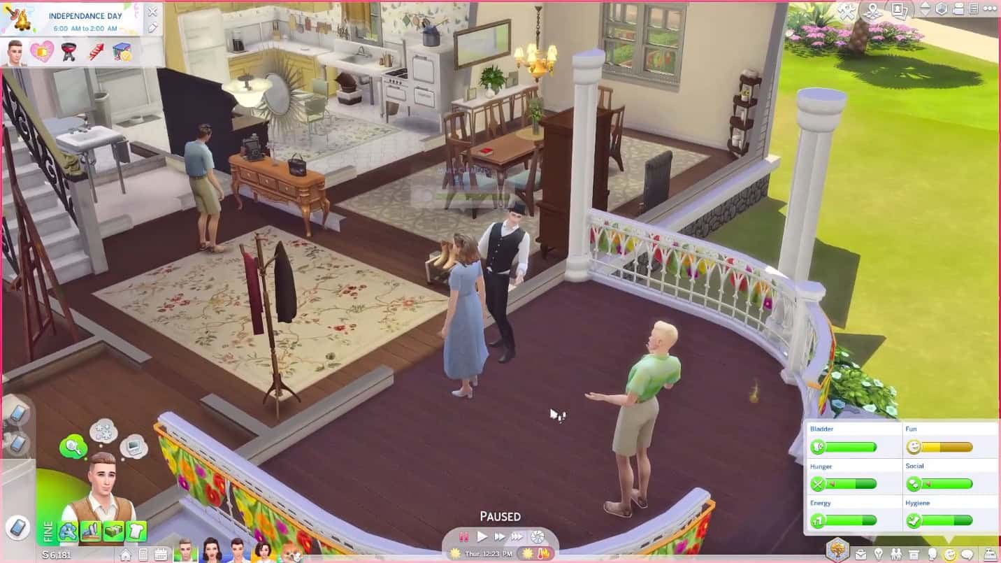 Sims 4 Decenni sfida la seconda guerra mondiale