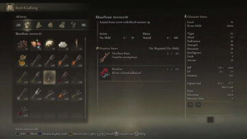 Come ottenere frecce di ossa di sangue in Elden Ring