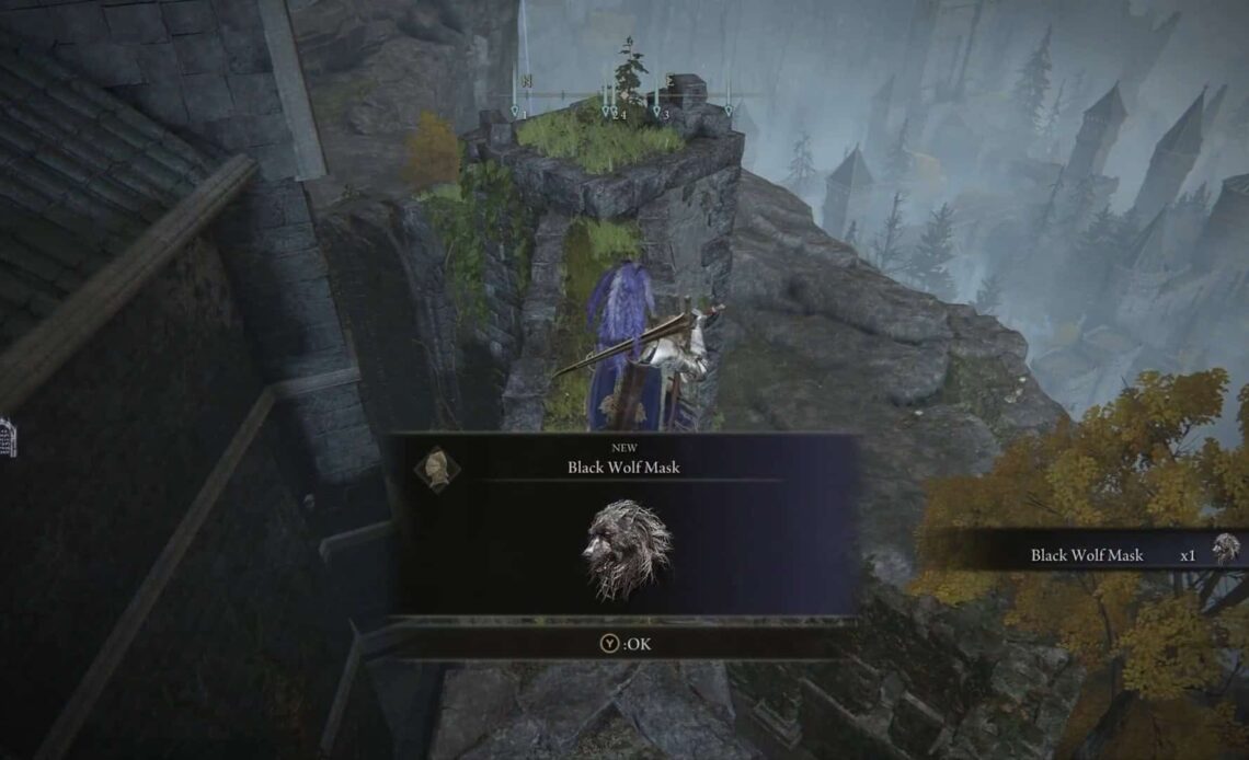 Black wolf mask elden ring