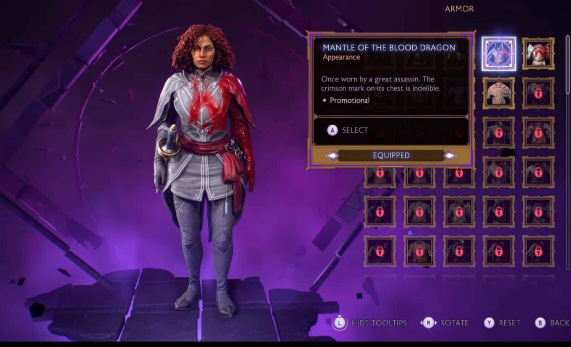 Dragon Age Veilguard Blood Dragon Armor