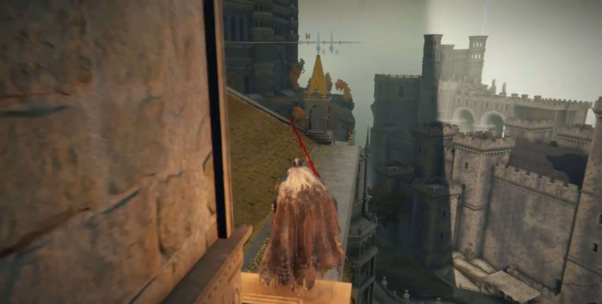 scendere dal balcone