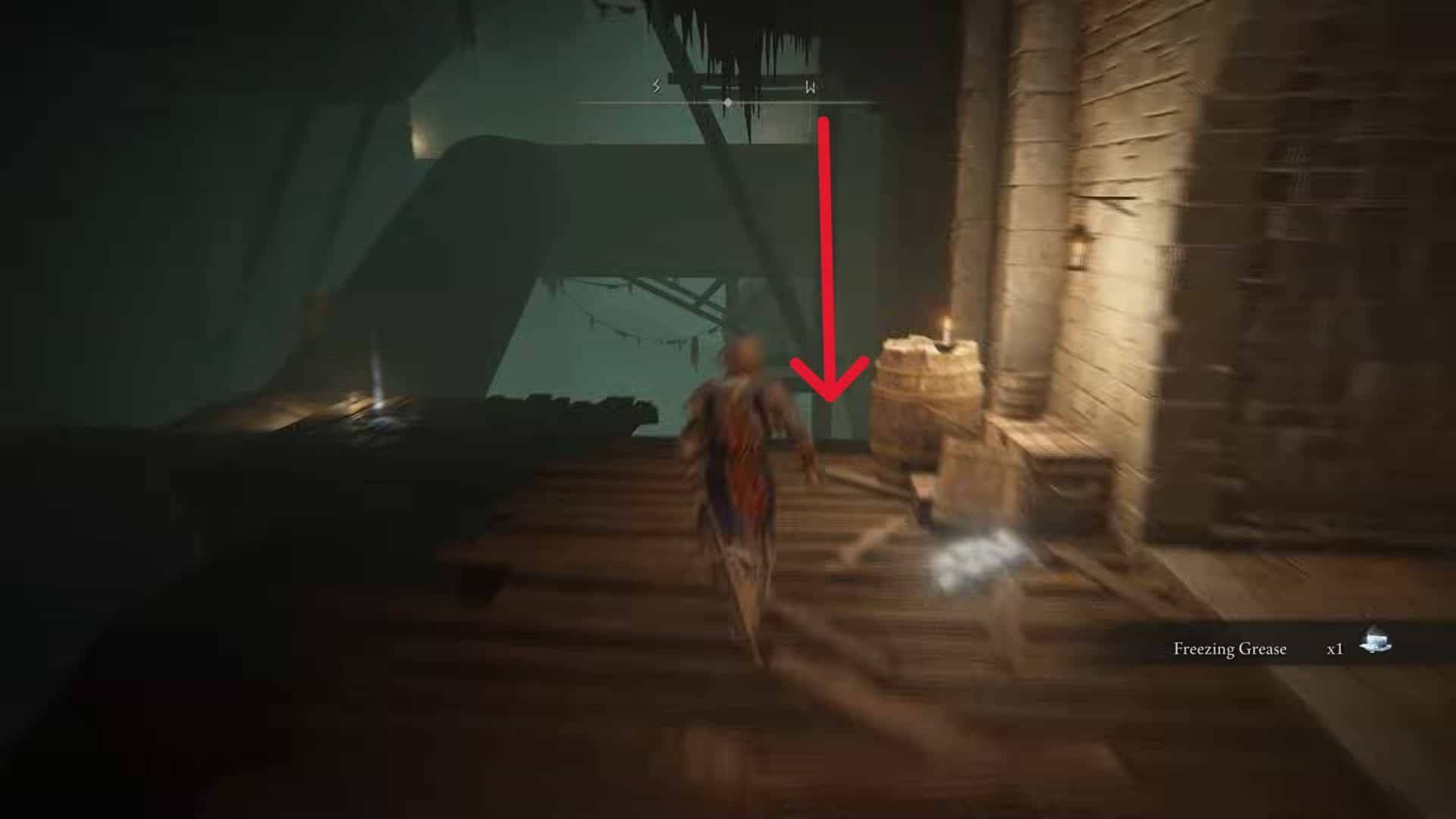 saltare giù sul palo