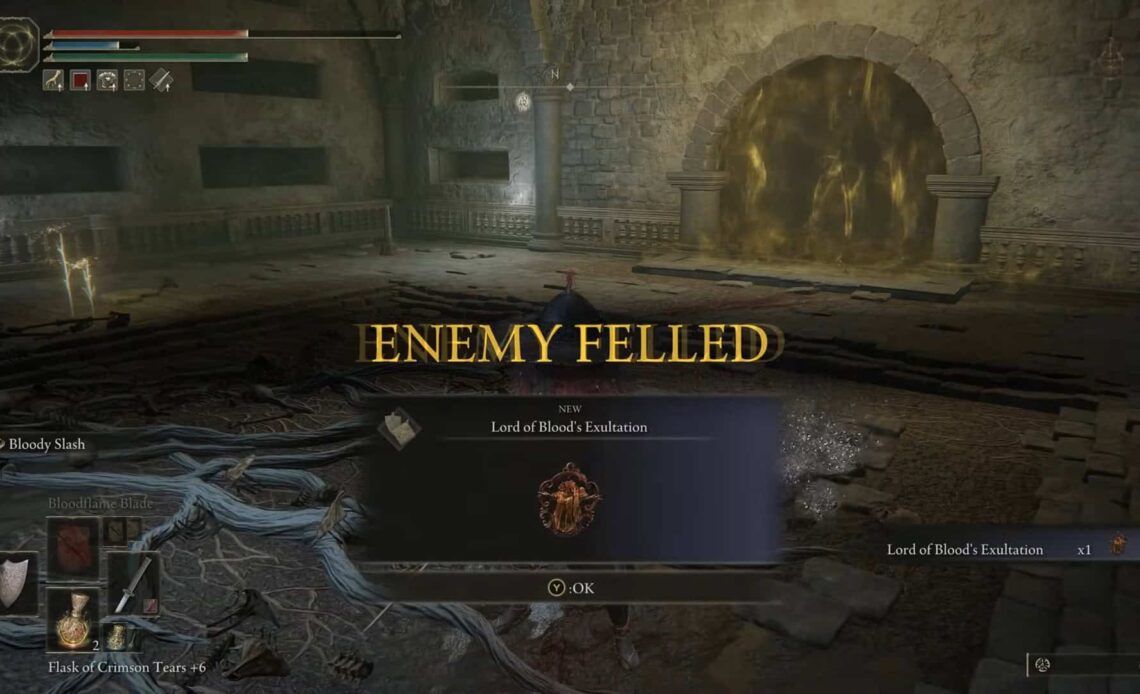 Lord of Blood's Exultation Elden Ring