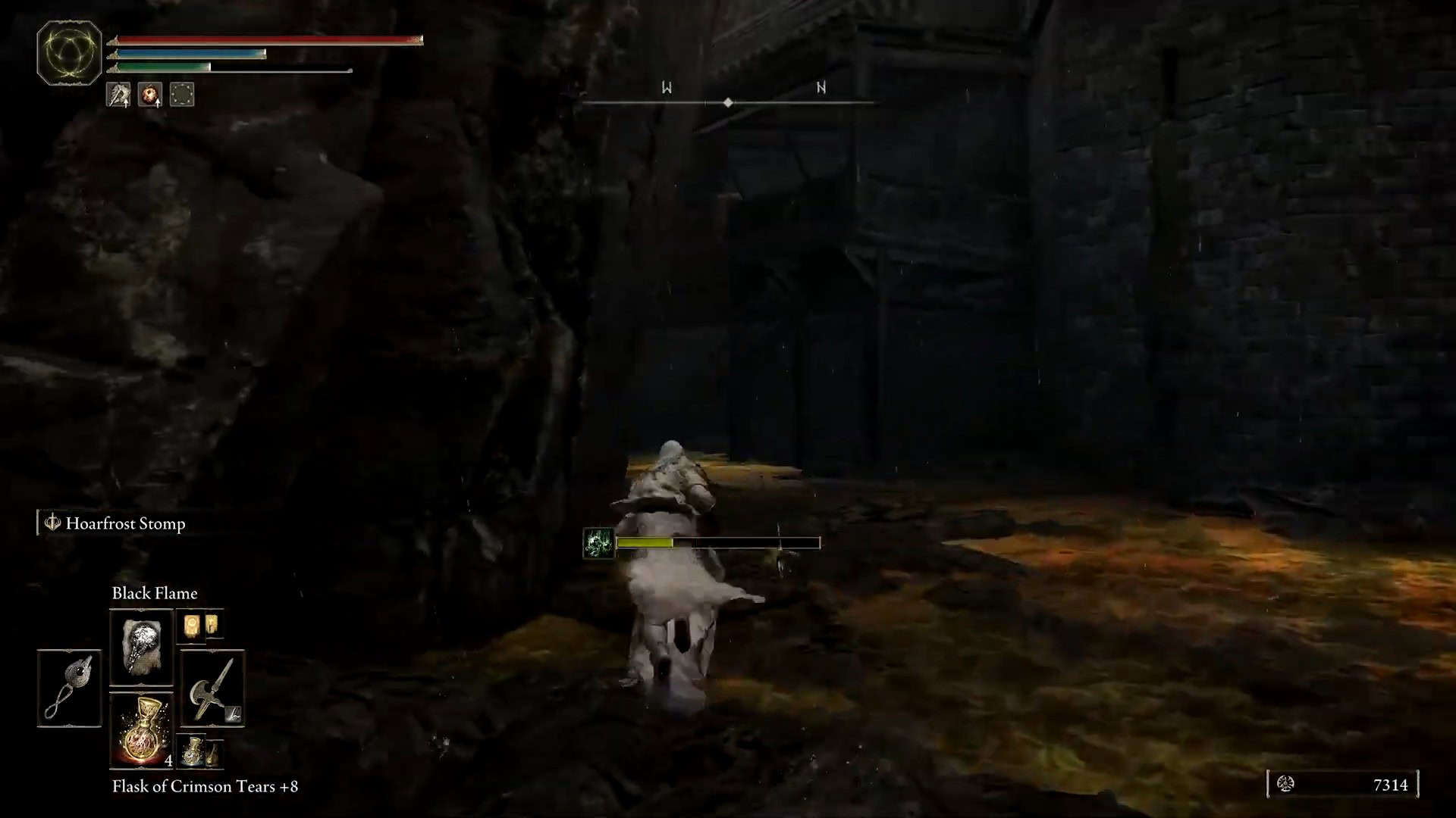 Palude velenosa nel castello ombreggiato