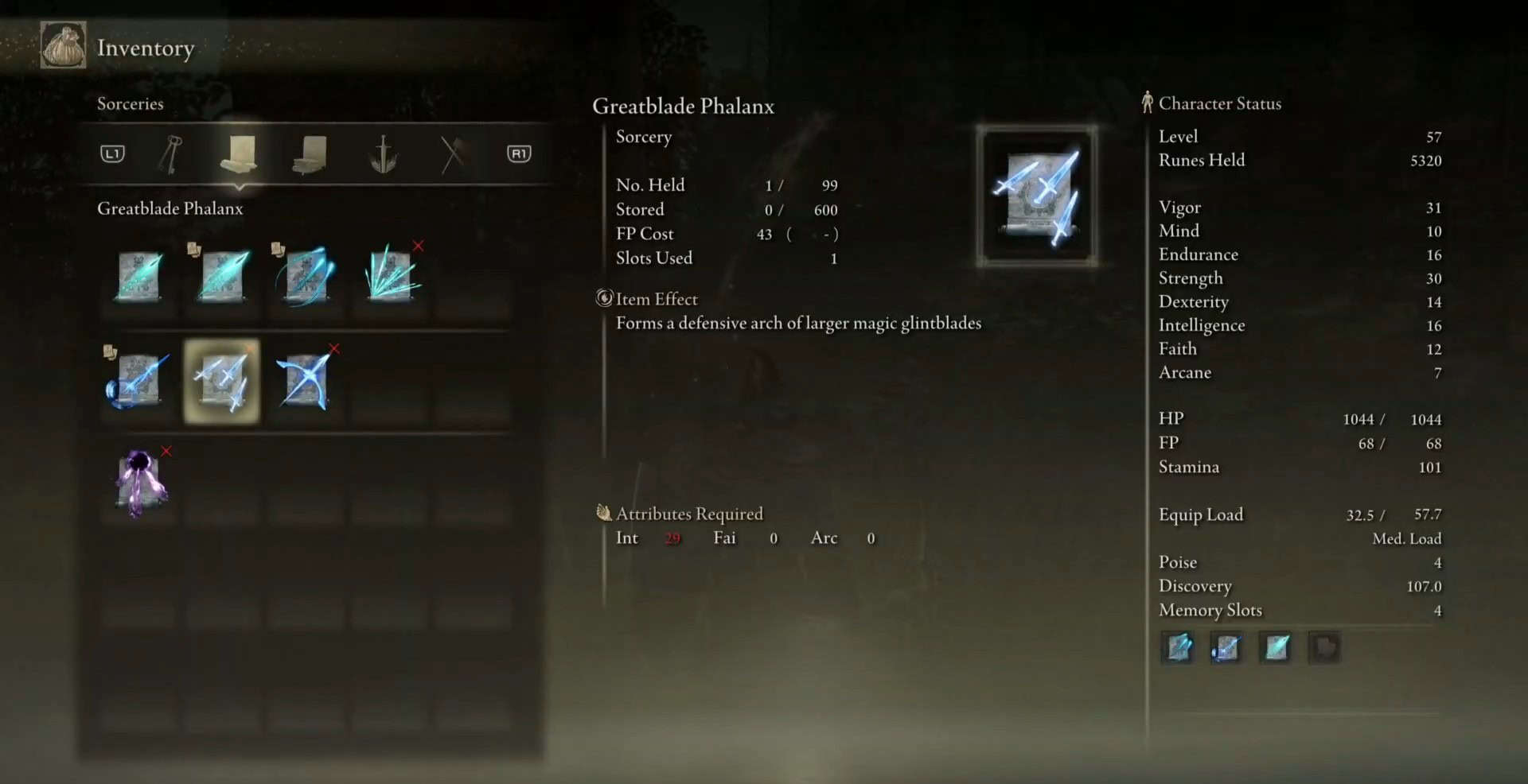 Statistiche della Falange della Granlama