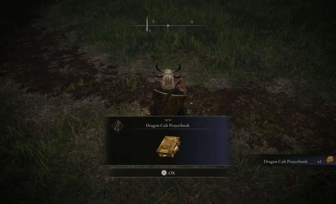 Dragon Cult Prayerbook Elden Ring