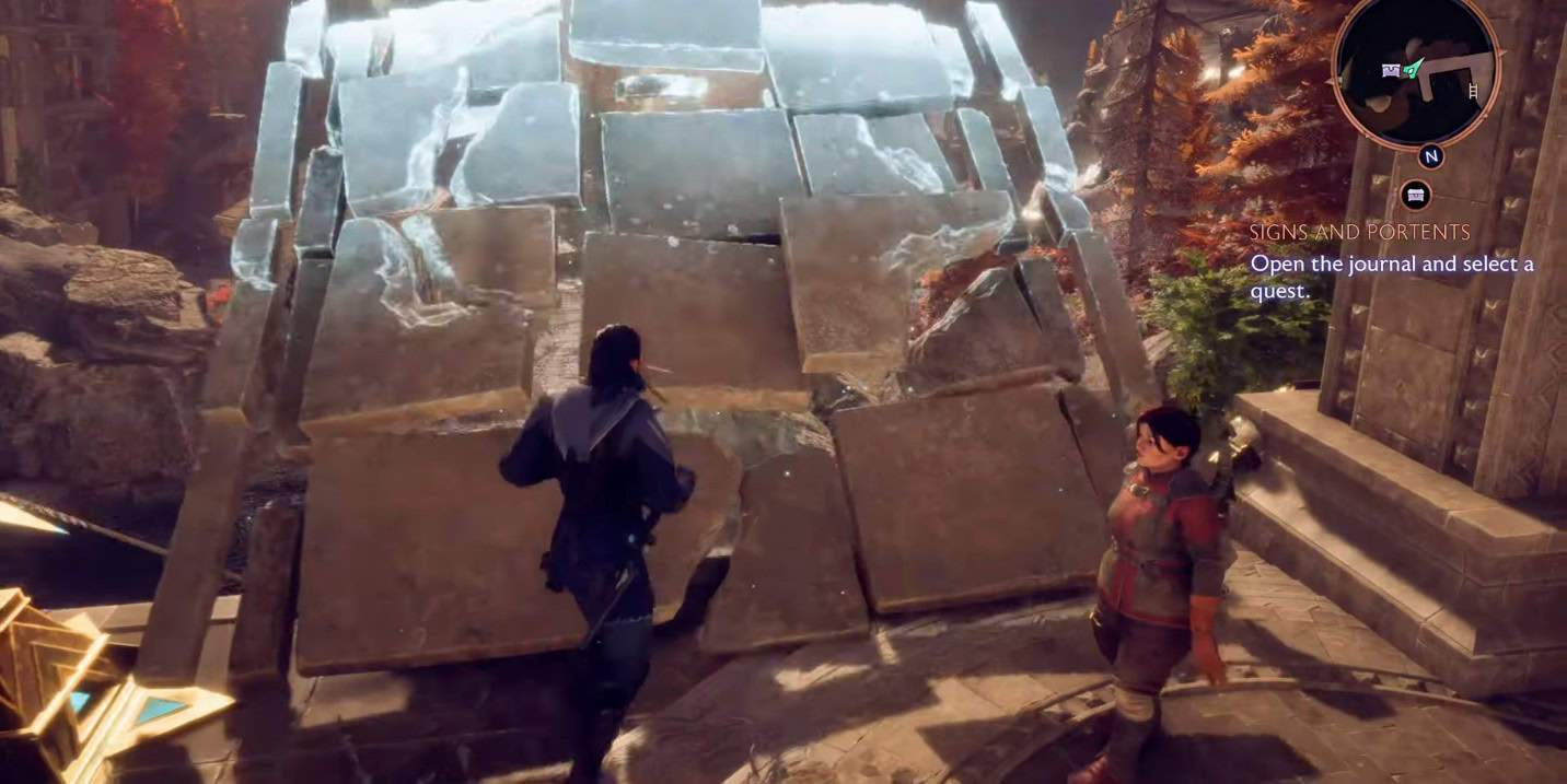 Ponte sbrindellato di Dragon Age Veilguard