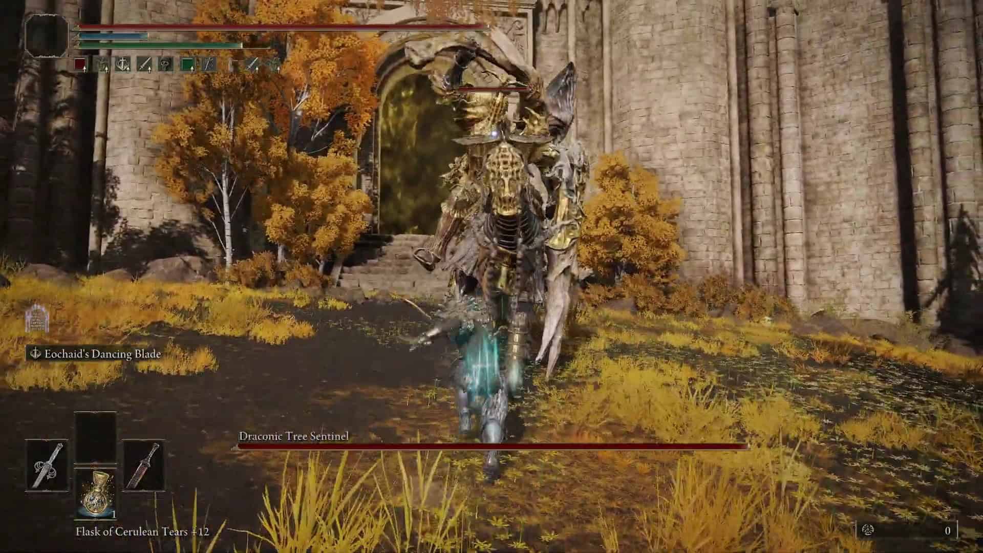 Lotta contro il boss sentinella dell'albero draconico