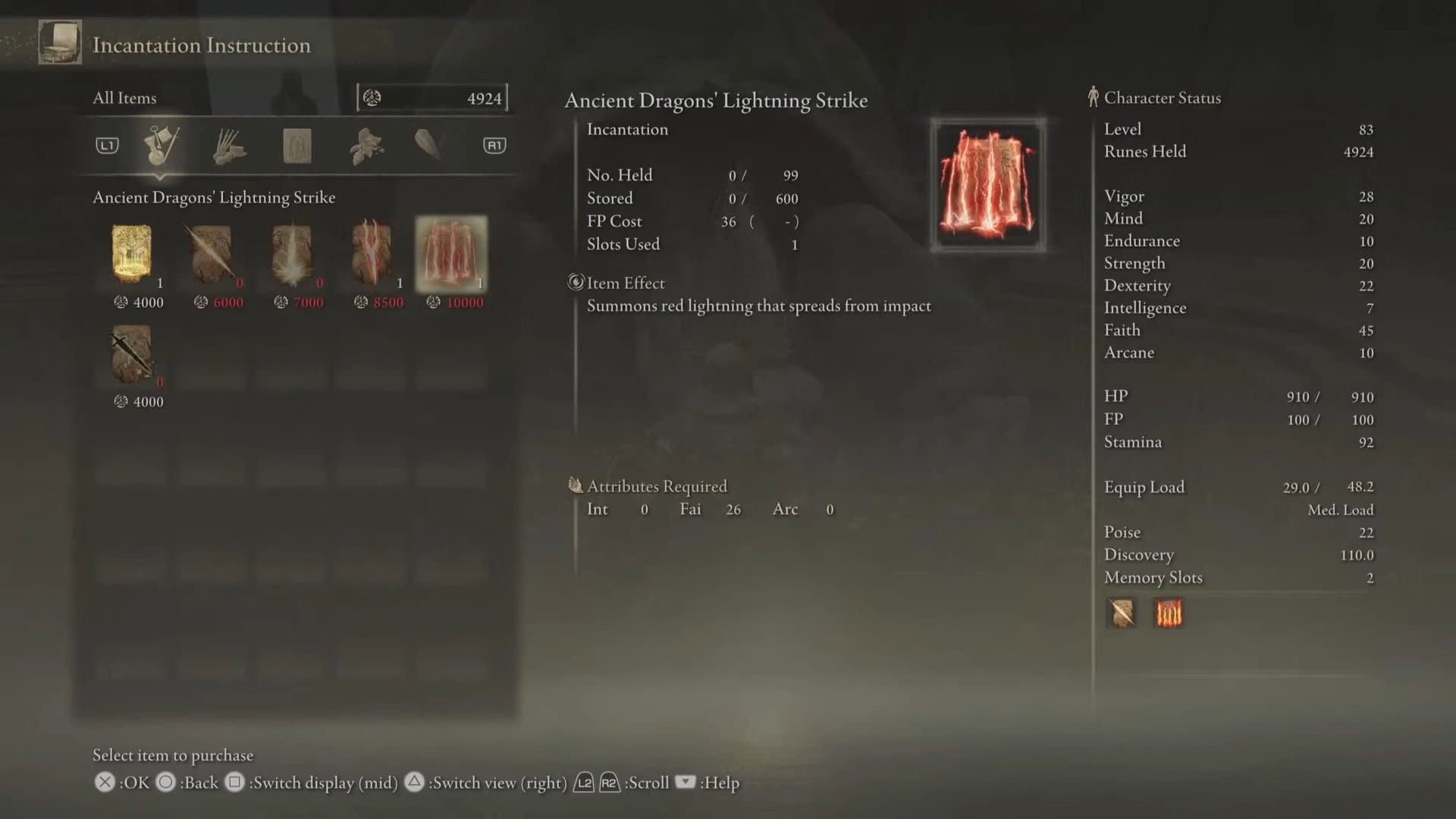 Statistiche del fulmine degli antichi draghi