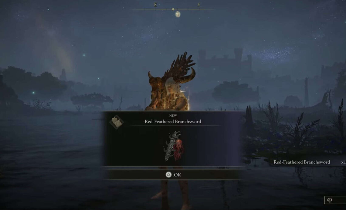 Red Feathered Branchsword elden ring