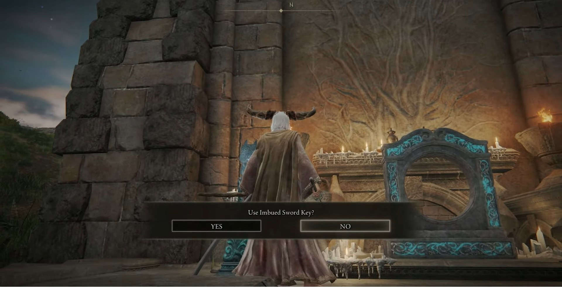 Posizione della chiave Spada di pietra infusa