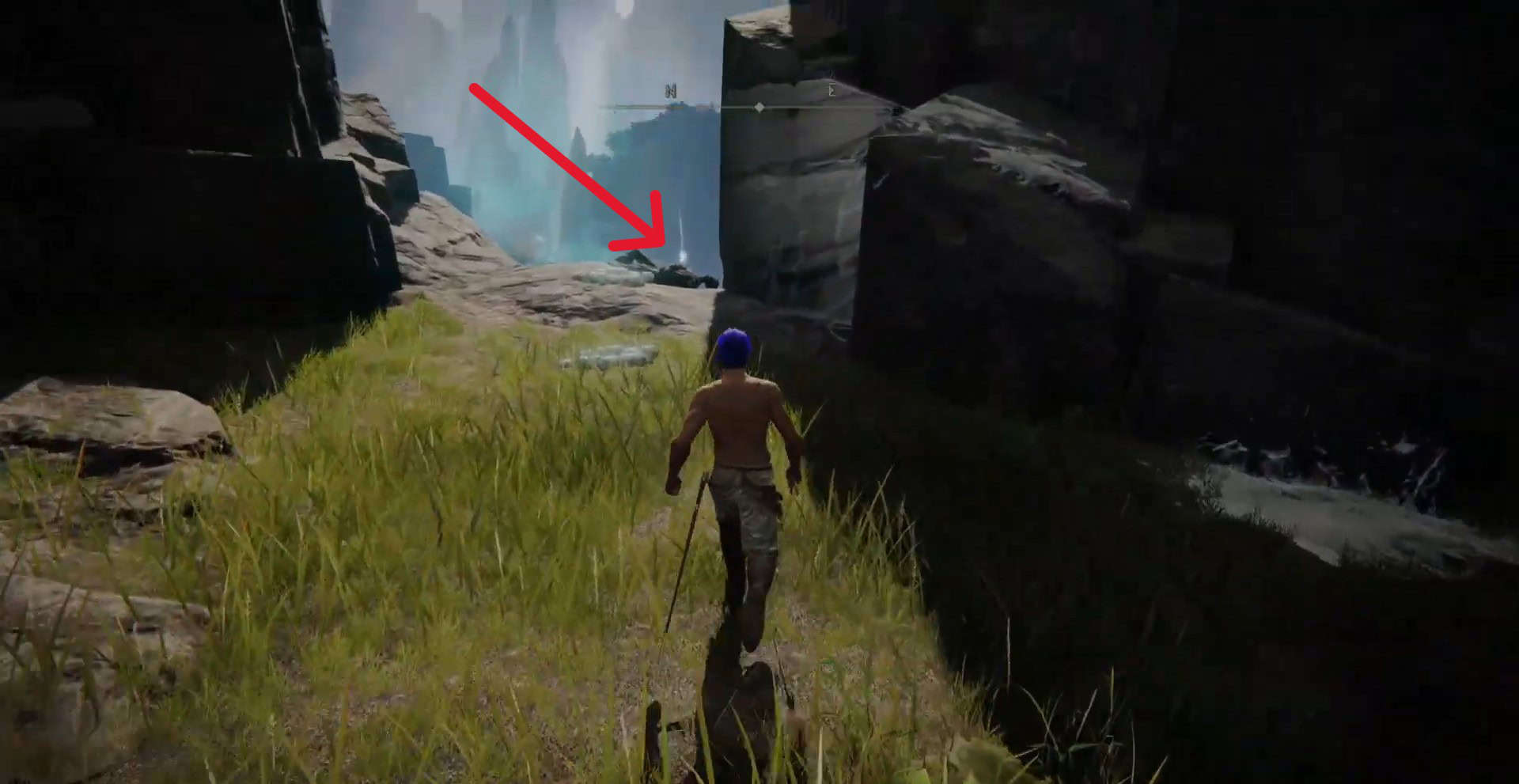 prendi la spada di cristallo