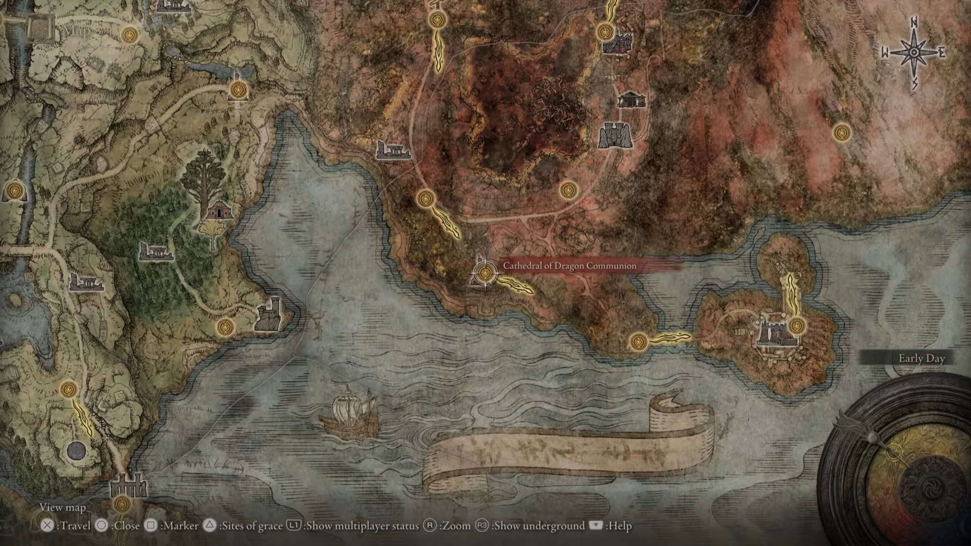 Posizione della Cattedrale della Comunione del Drago