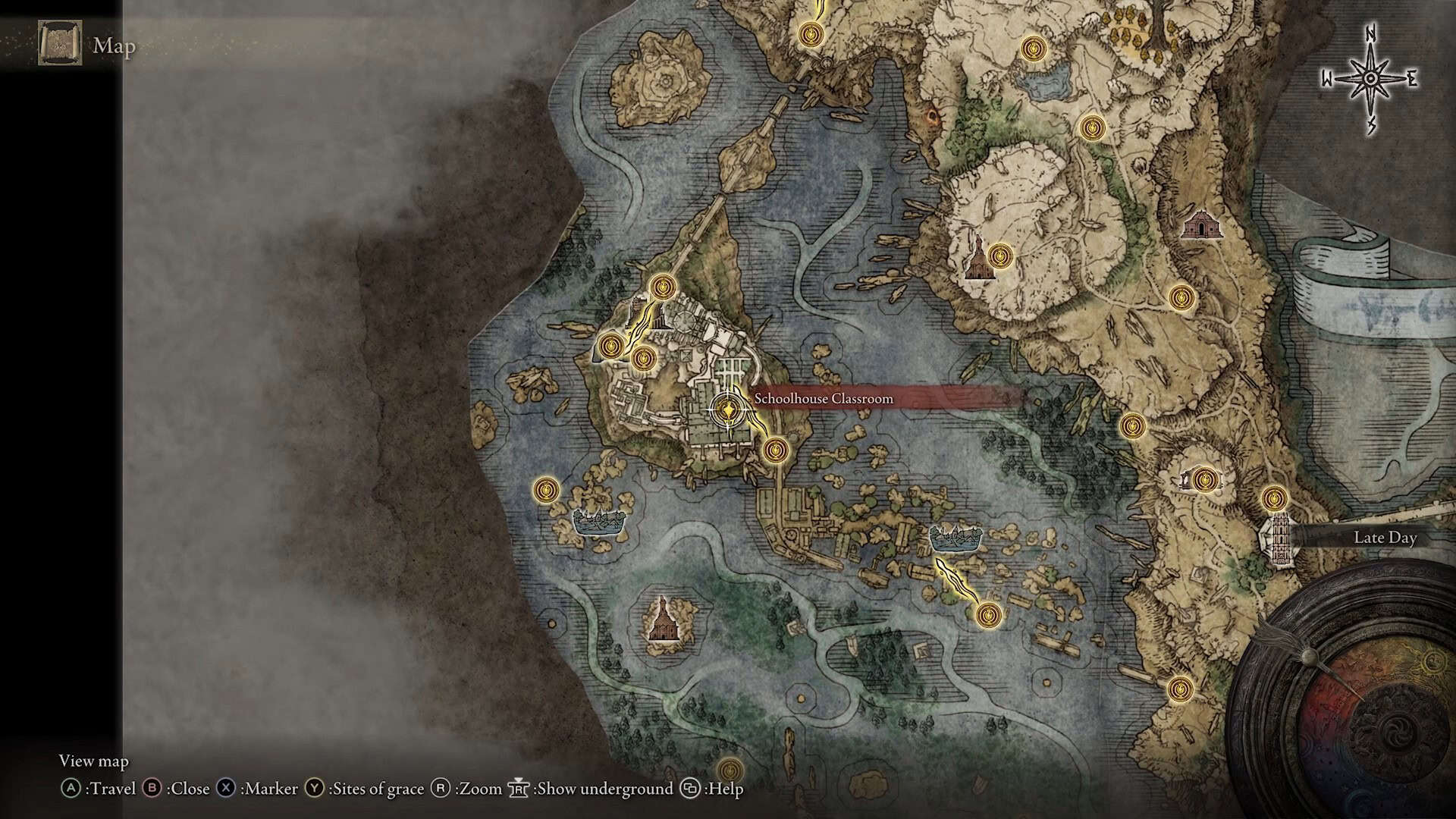 Sito dell'aula scolastica in posizione privilegiata