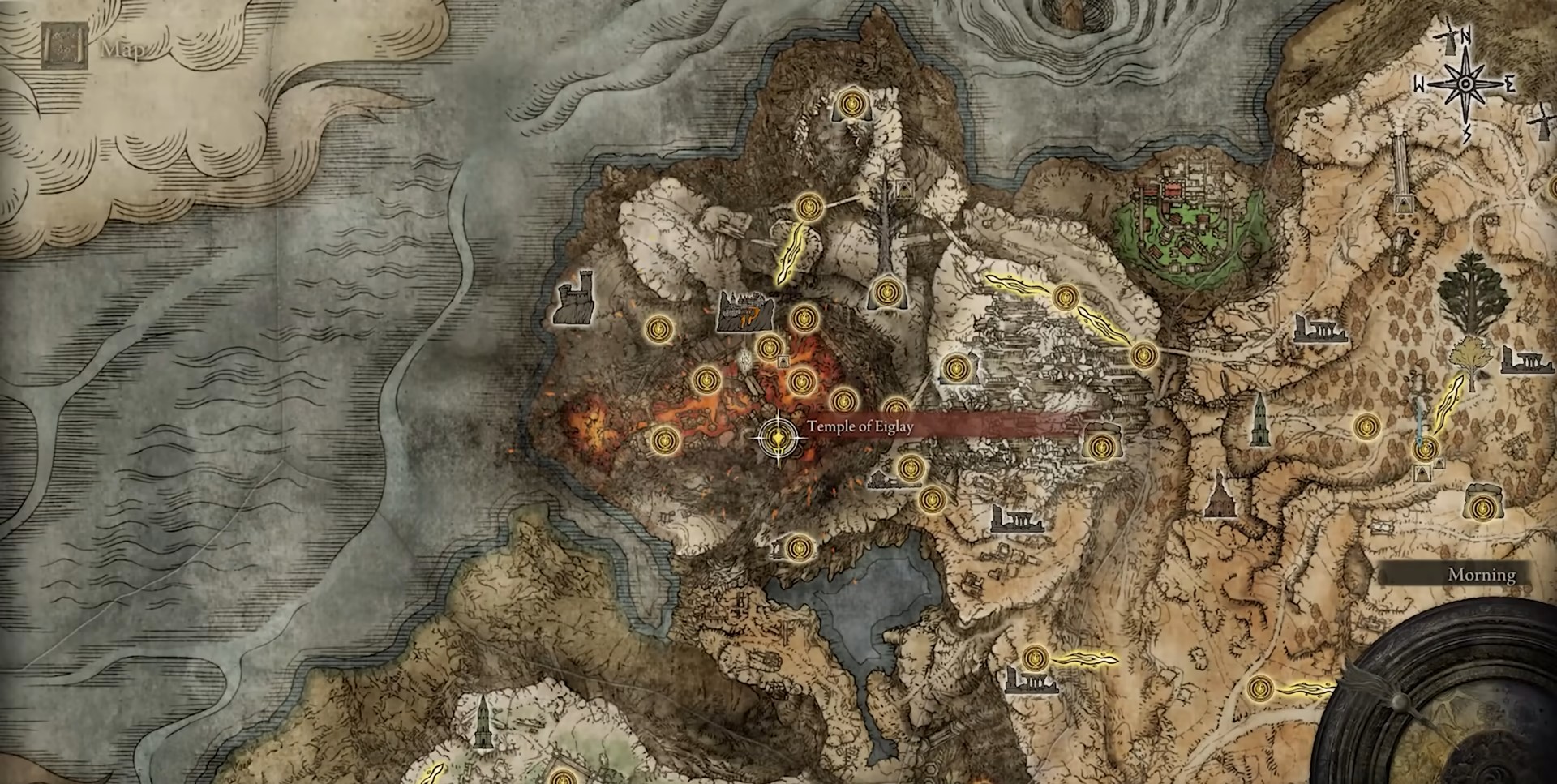 Posizione del Tempio di Eiglay