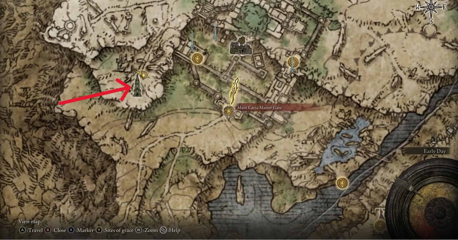 Posizione nella zona delle Tre Sorelle