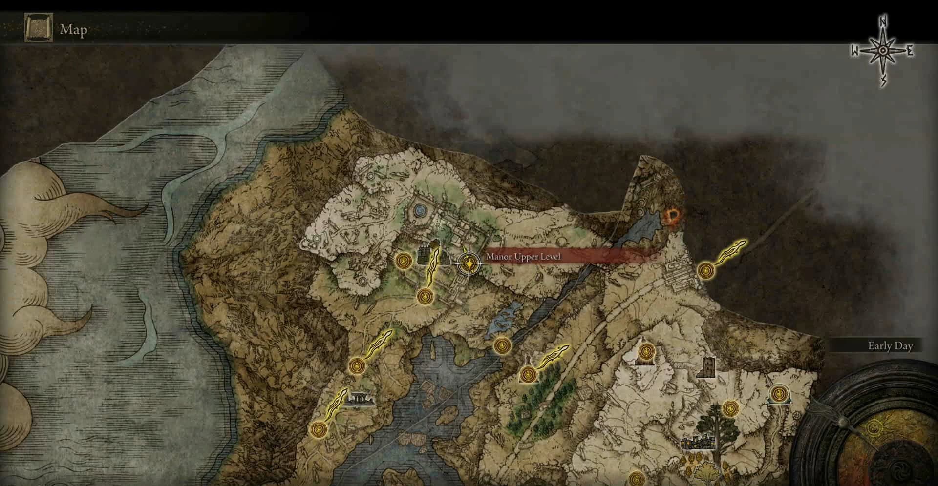 Livello superiore del maniero Caria