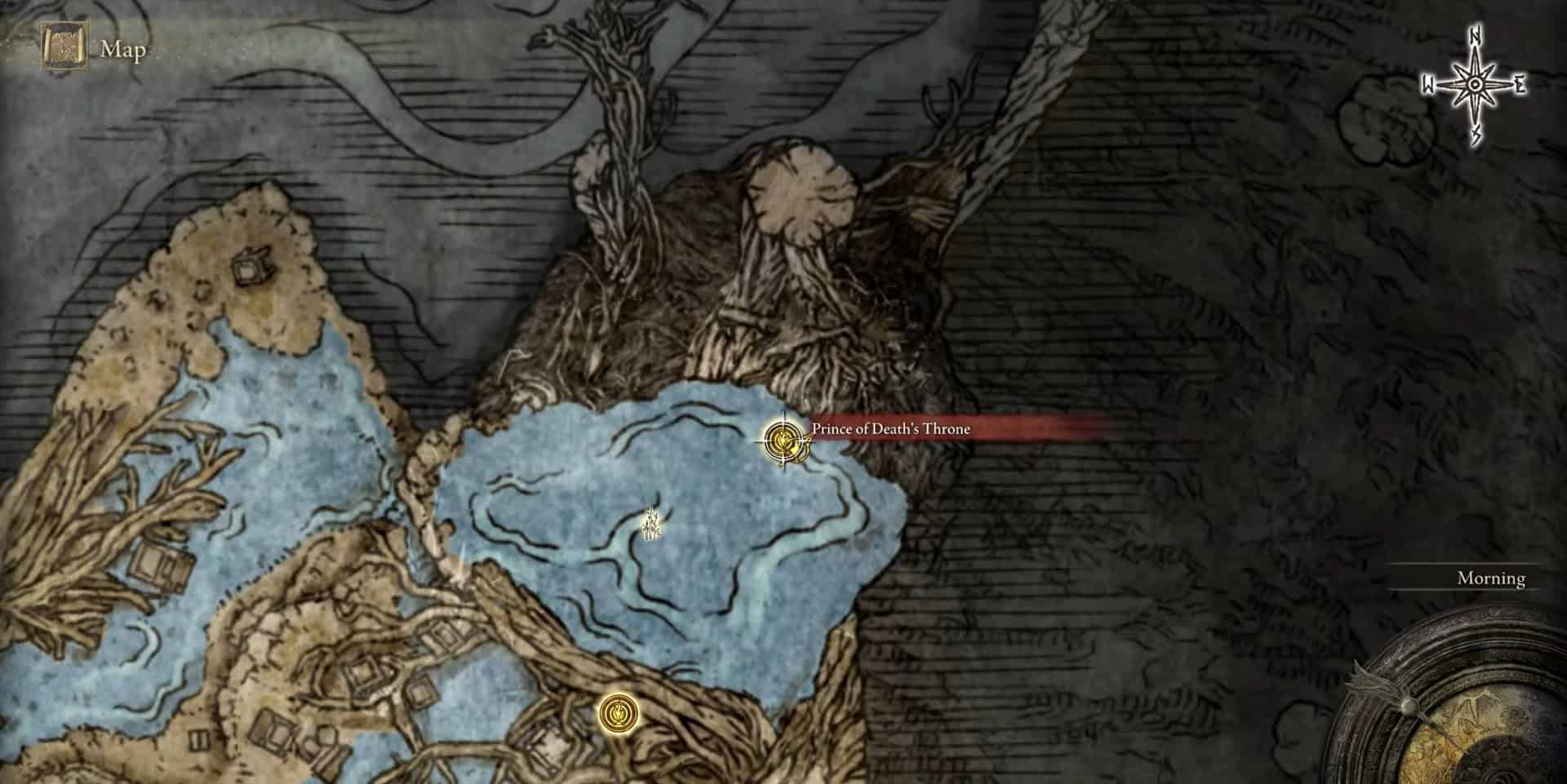 Posizione del Trono del Principe della Morte