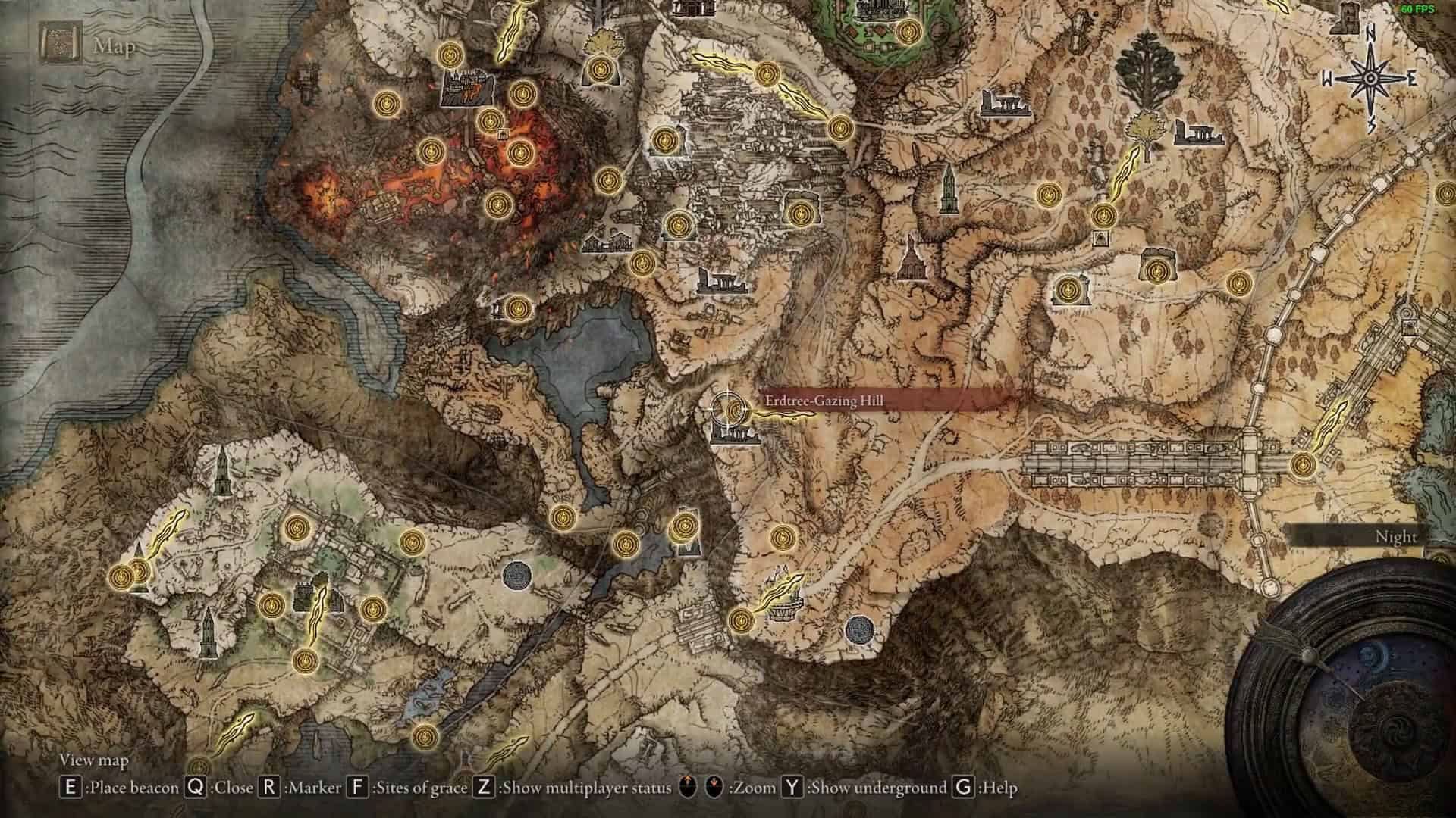 Sito di grazia di Erdtree Gazing Hill