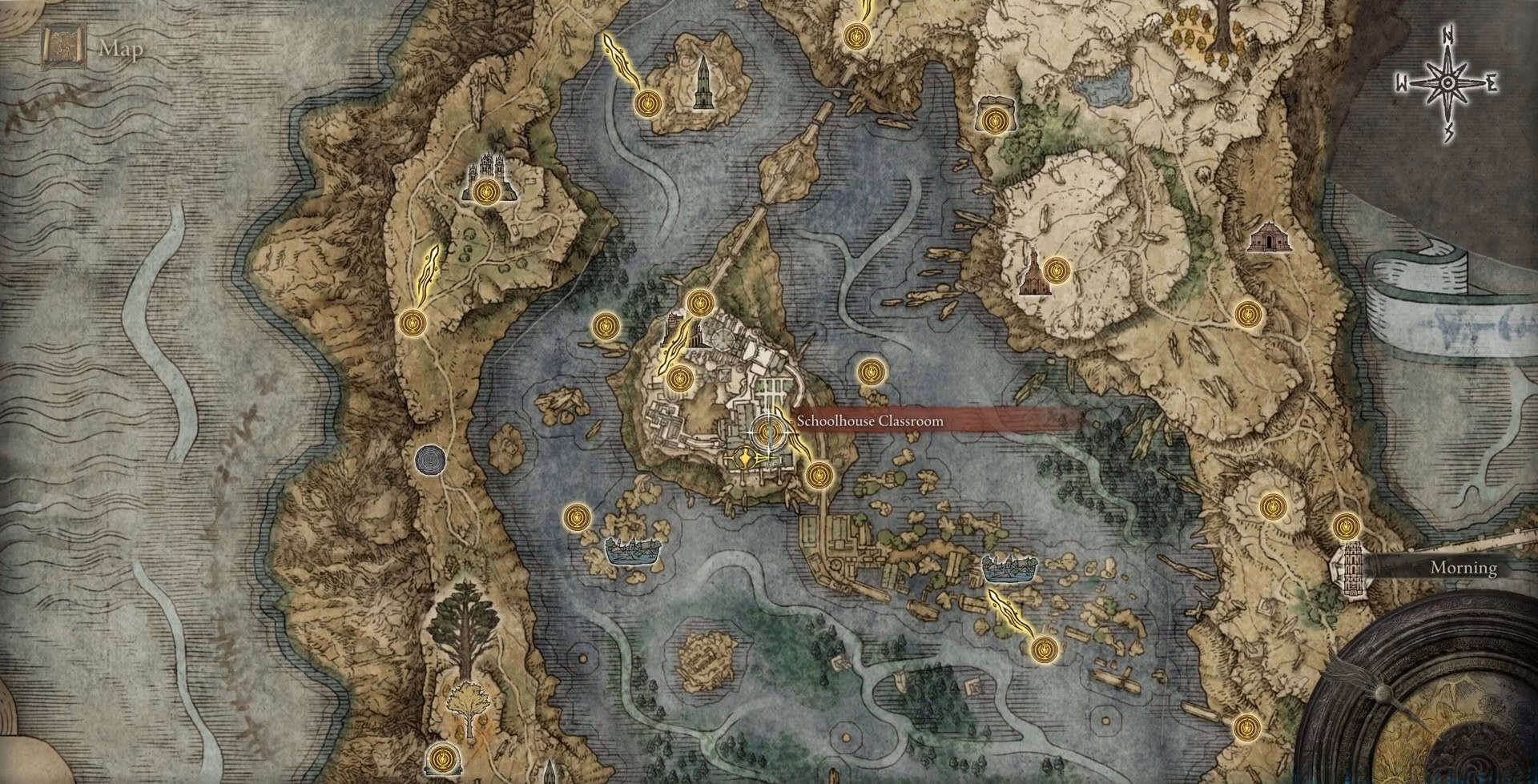 Anello elden dell'aula della scuola