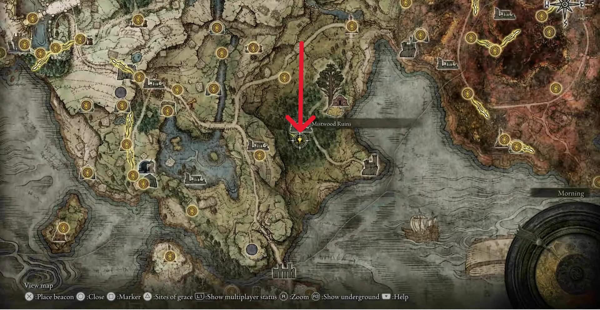 Posizione dell'ingresso Nokron