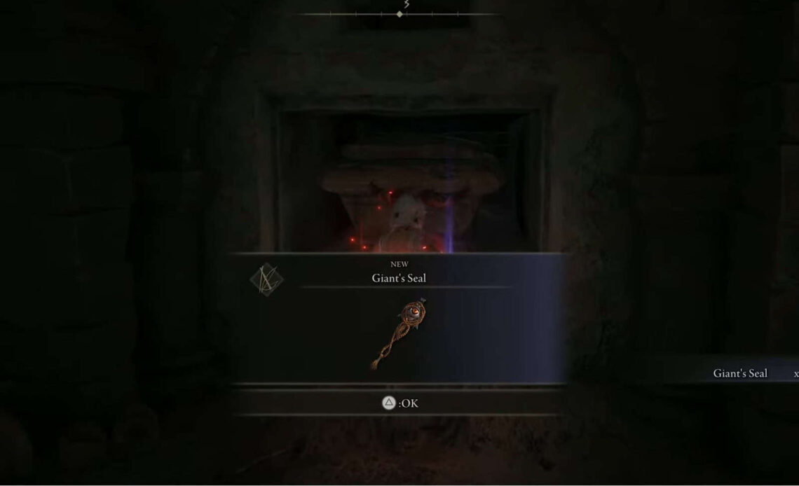 Giant's Seal Elden Ring