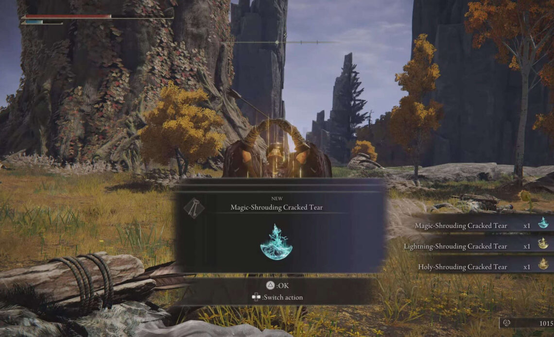 Magic Shrouding Cracked Tear Elden Ring