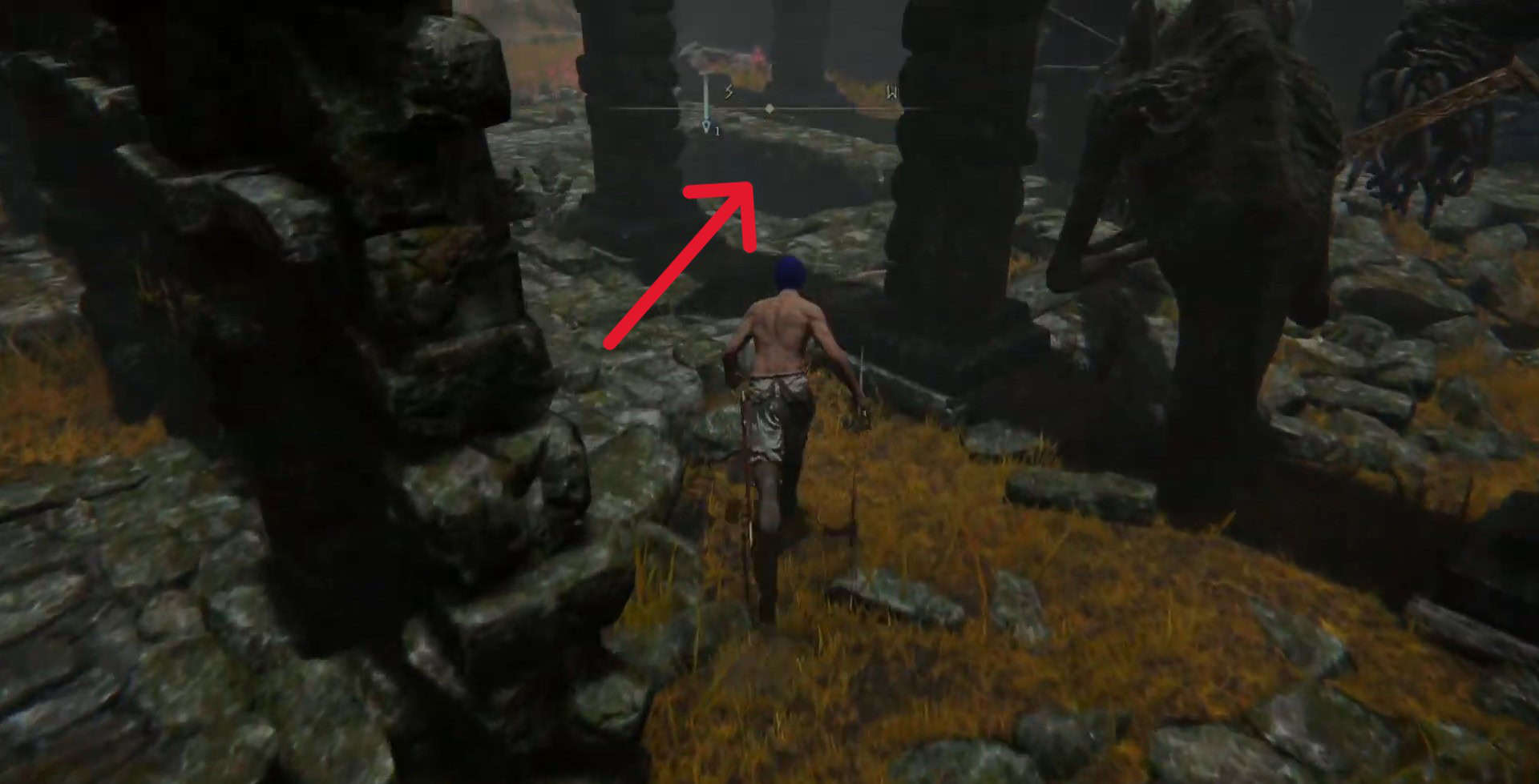 Ingresso alle Rovine dei Boschi