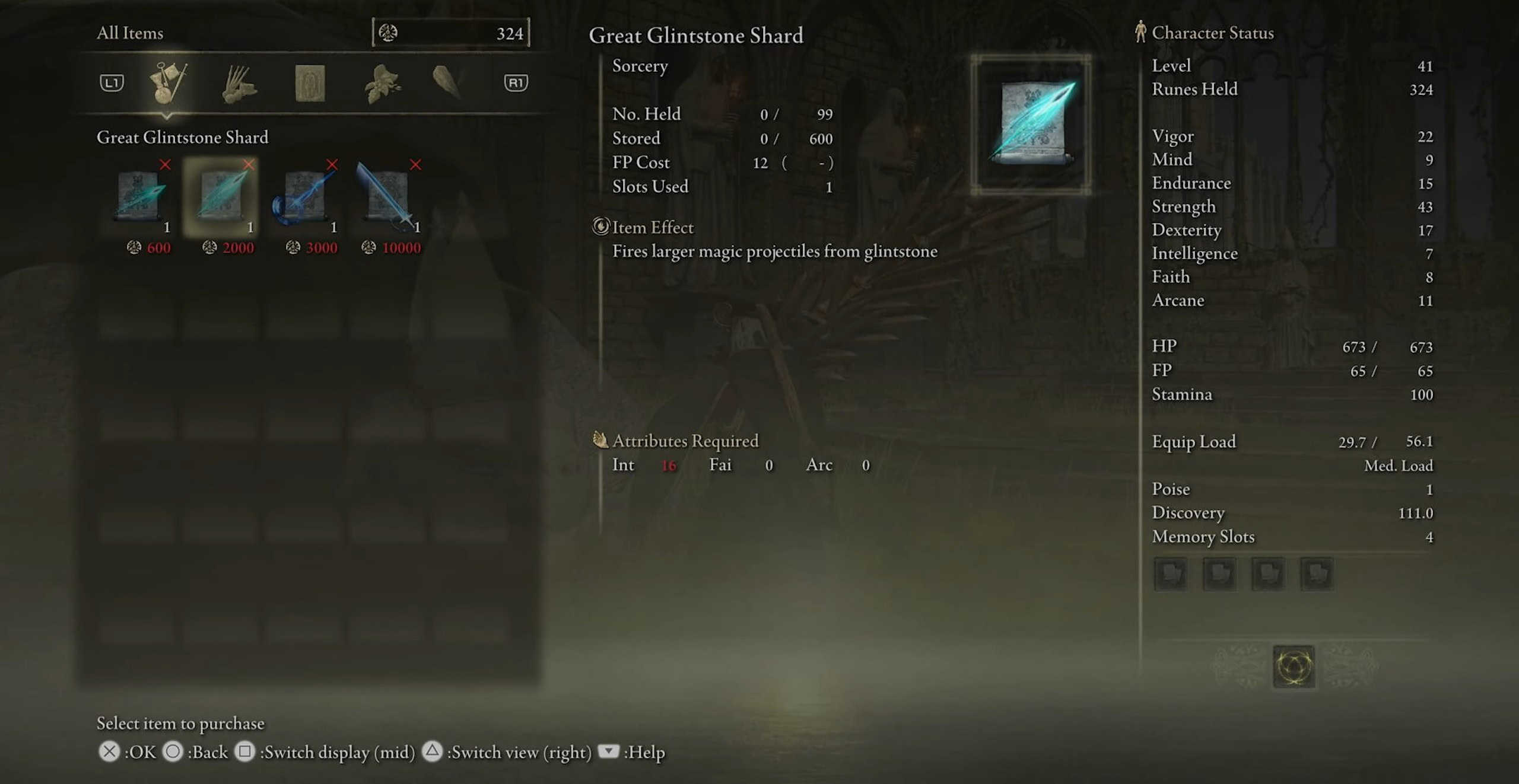 Ottime statistiche sui frammenti di Glintstone