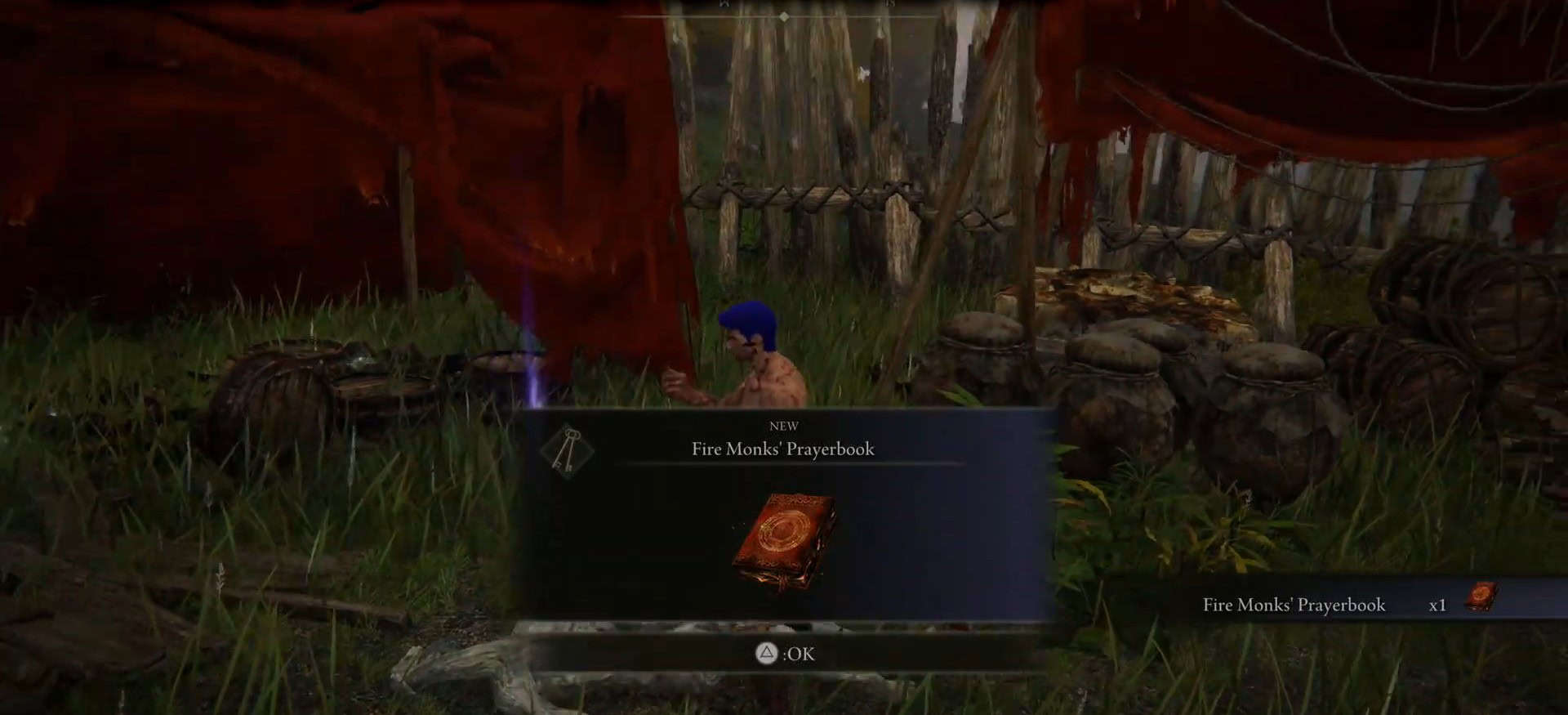 Libro di preghiere del monaco del fuoco