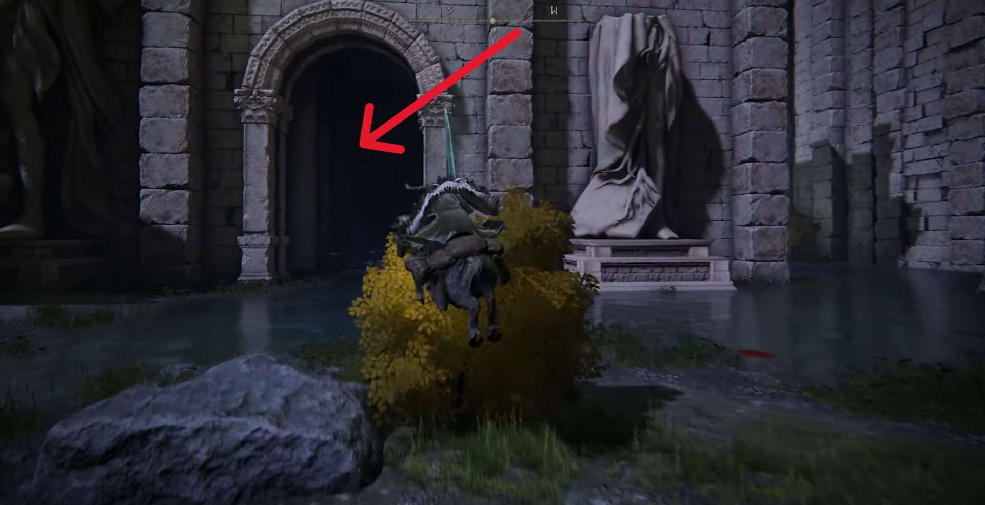 entrare nella stanza