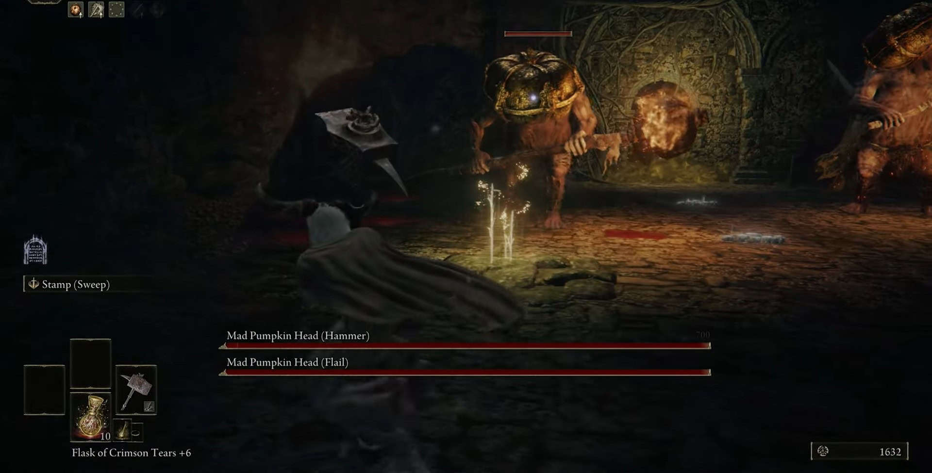 Boss del duo con teste di zucca pazza