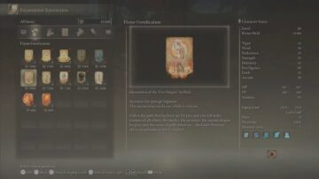 Come ottenere l'incantesimo di fortificazione della fiamma in Elden Ring