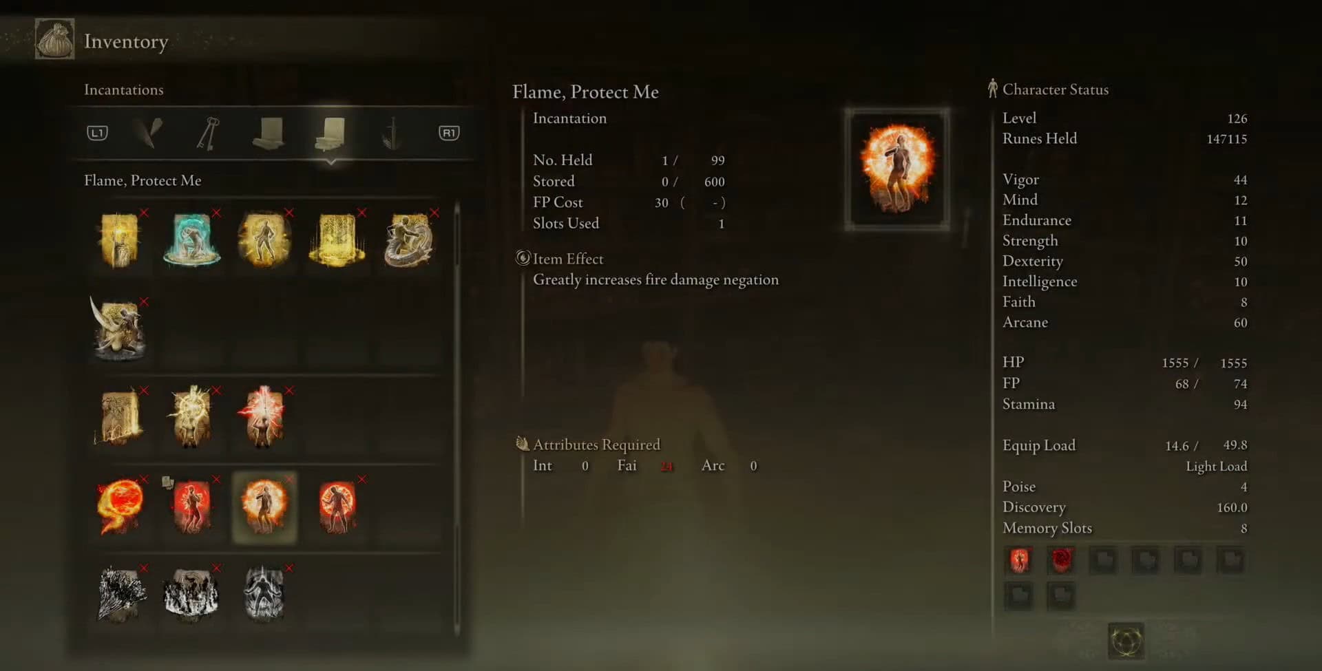 Requisiti Fiamma, Proteggimi