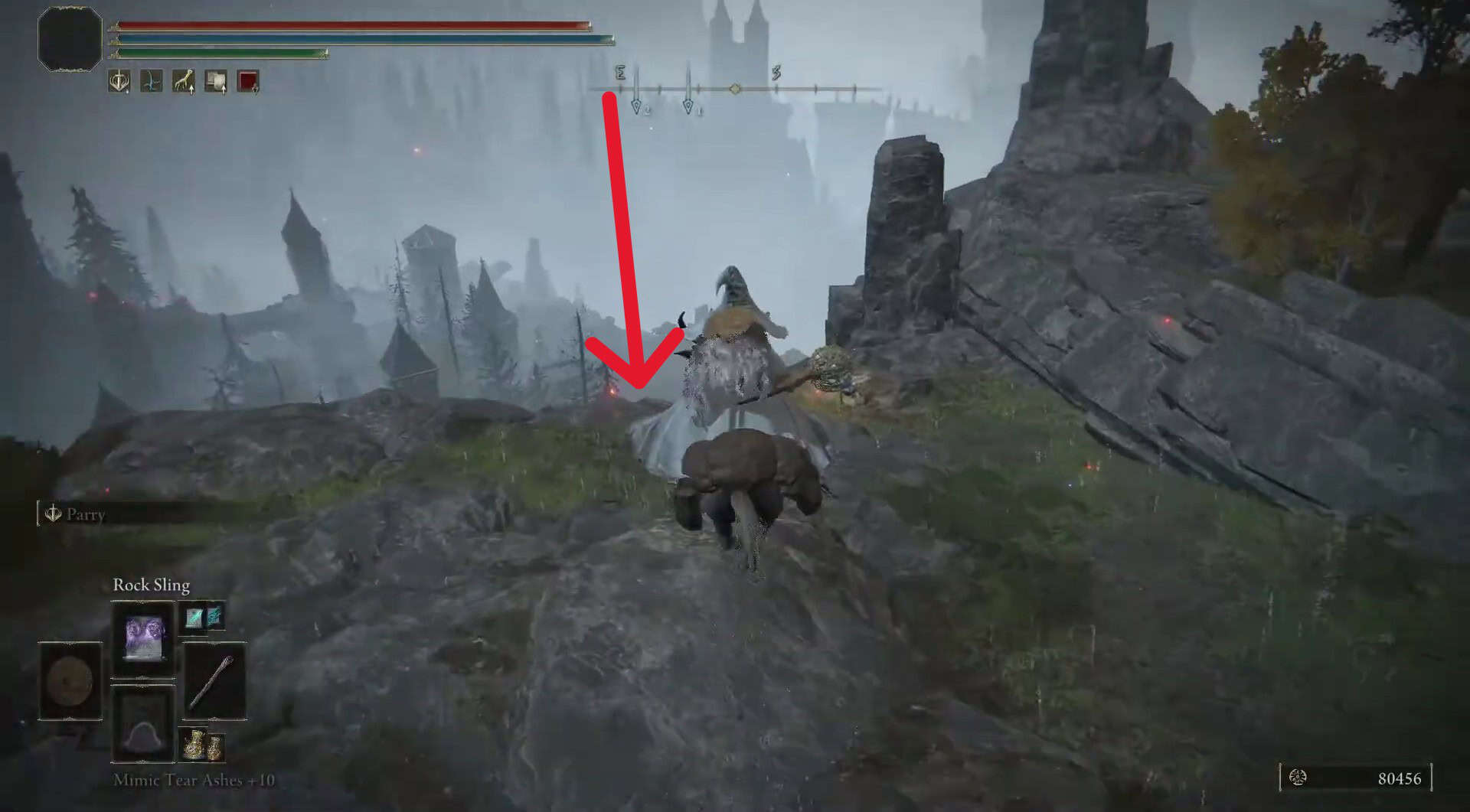 saltare giù dalla scogliera