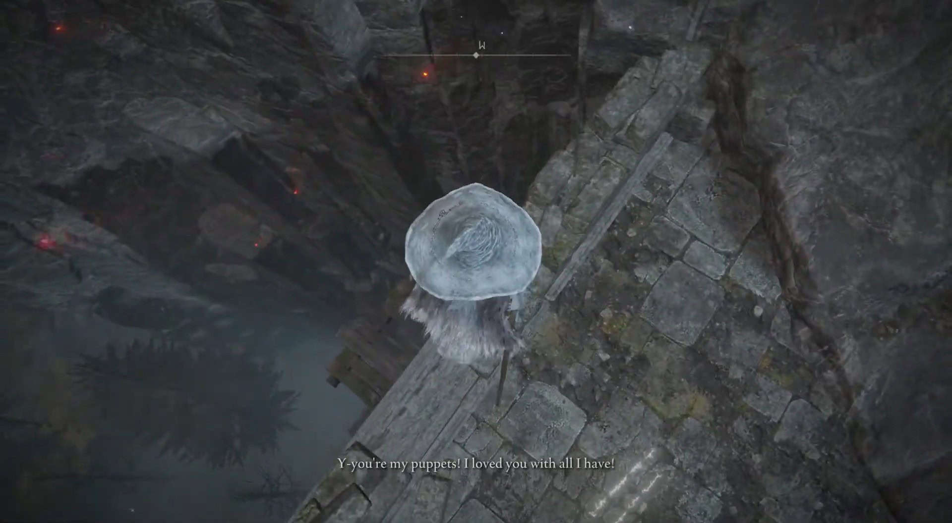 saltare giù sulle travi