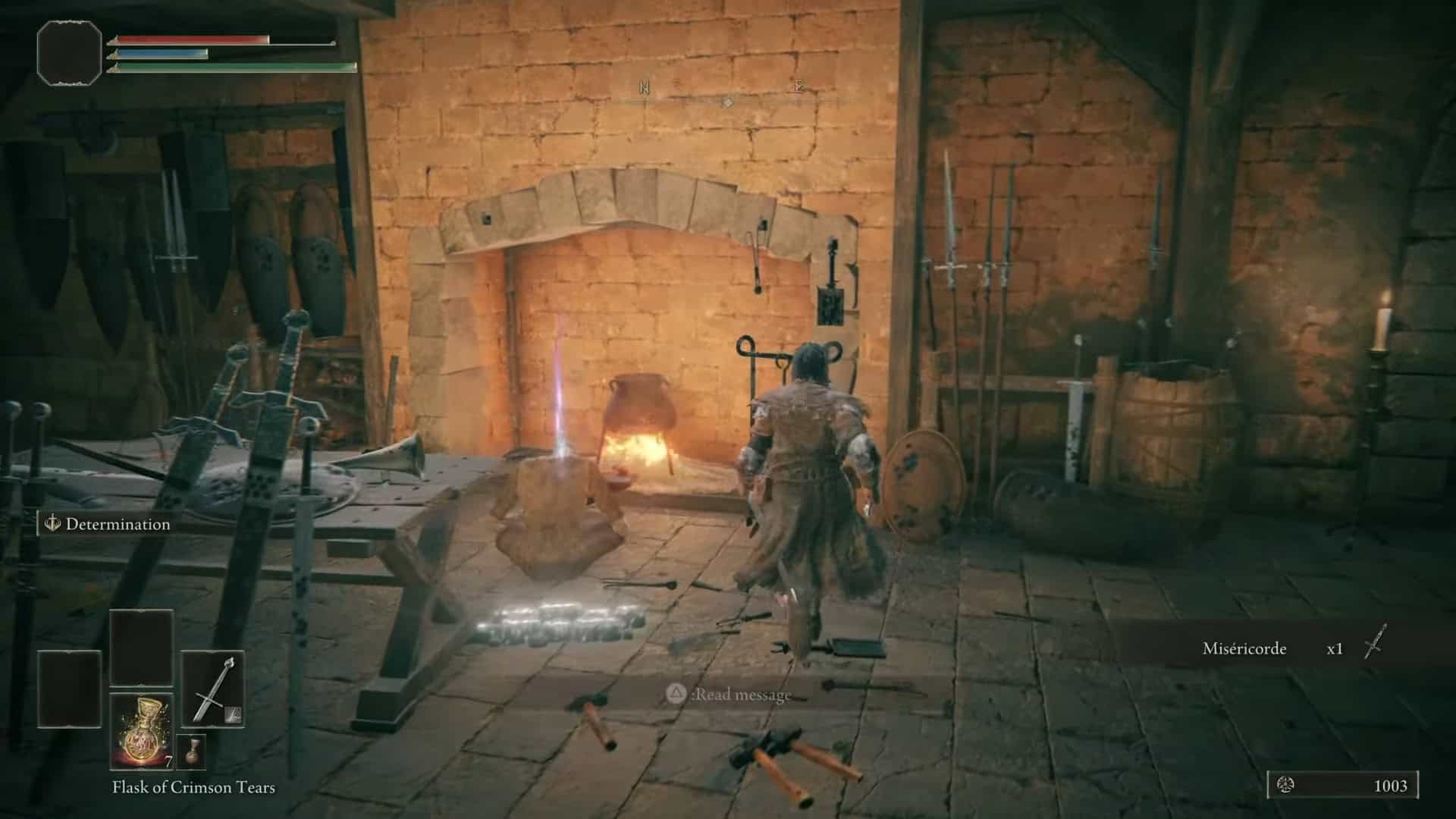 raccogli l'anello elden della lama affilata di ferro