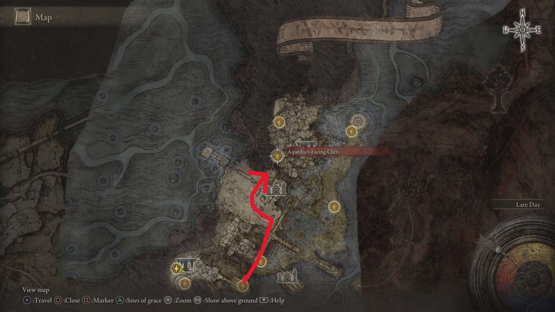 Localizzazione dell'Acquedotto Siofra