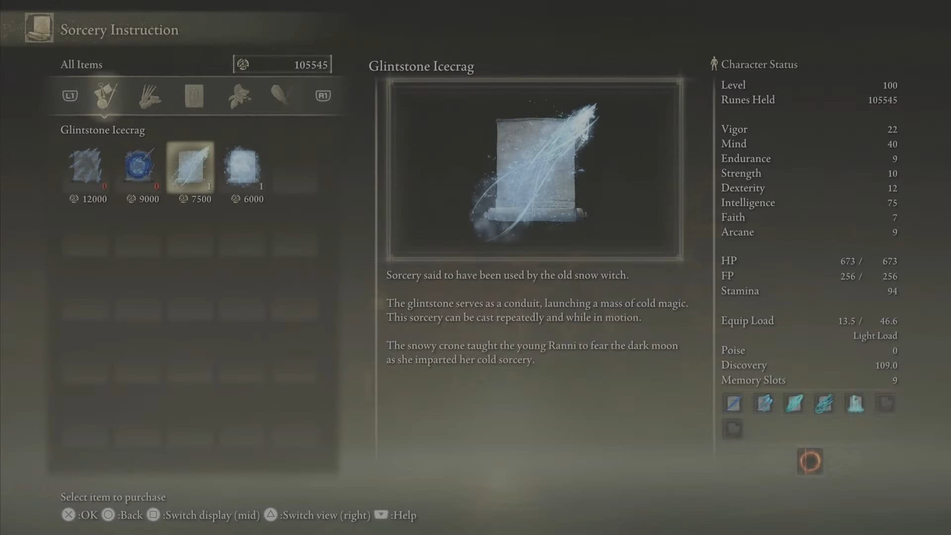 Cravatta di ghiaccio di Glintstone