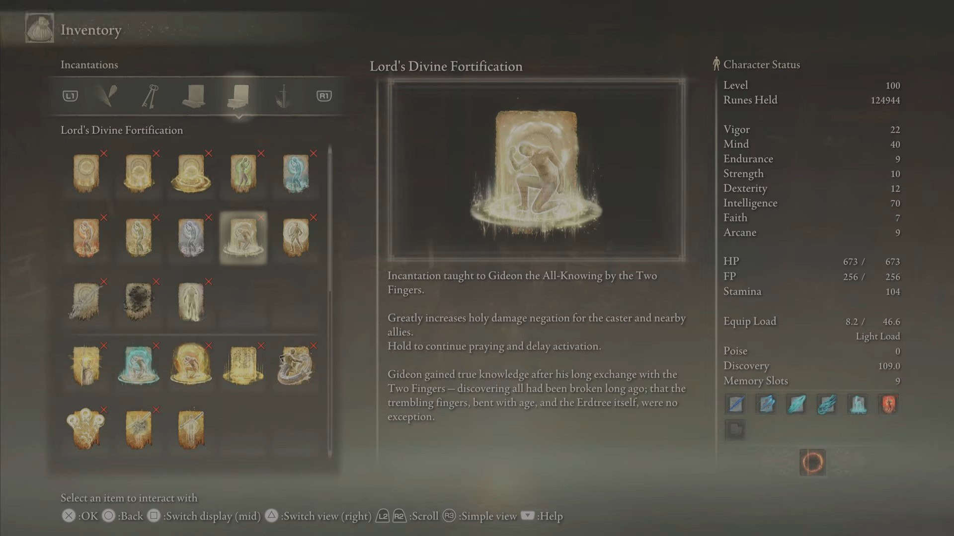 Statistiche della Fortificazione Divina del Signore