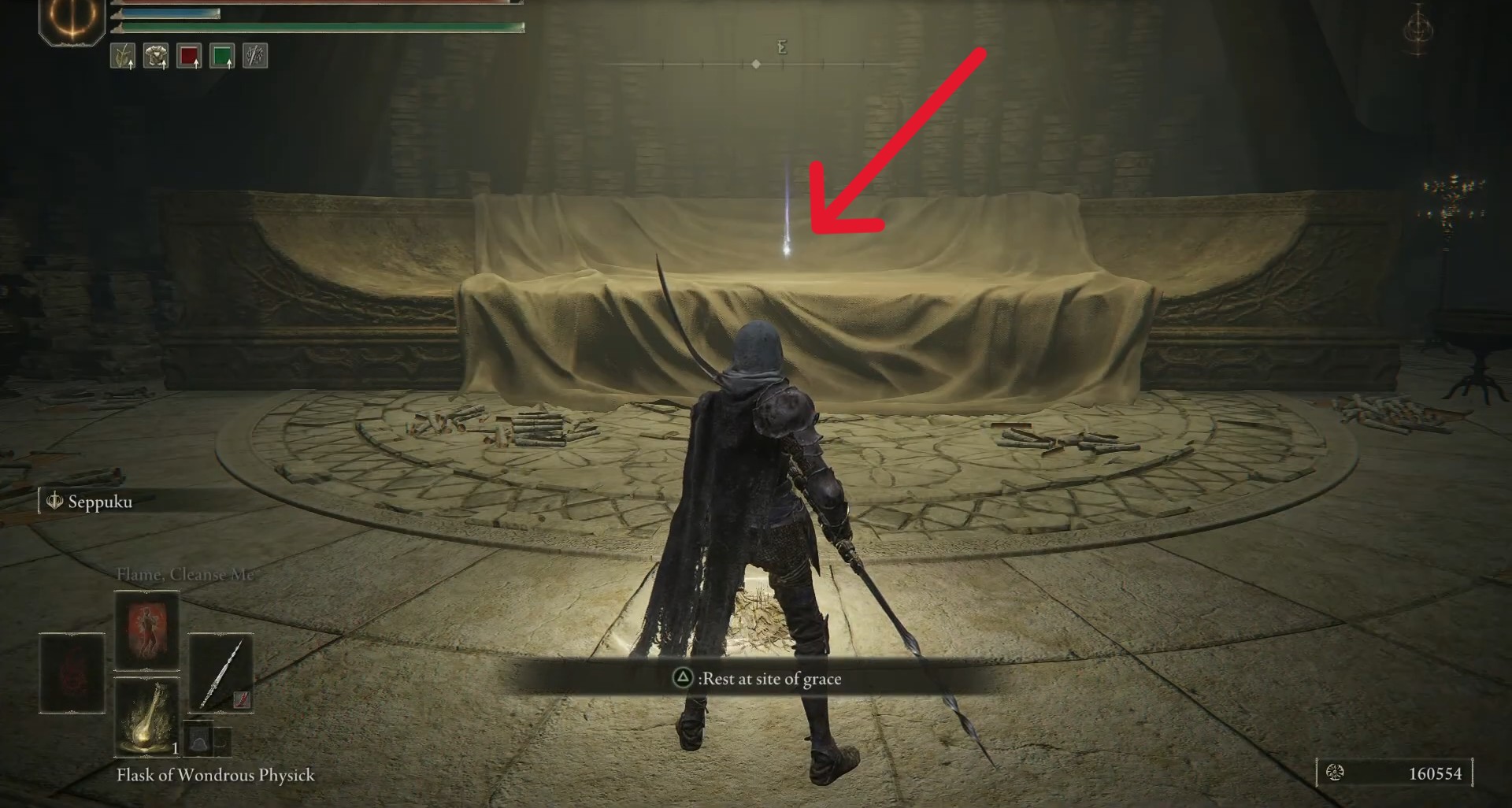 Posizione della guarigione di Erdtree