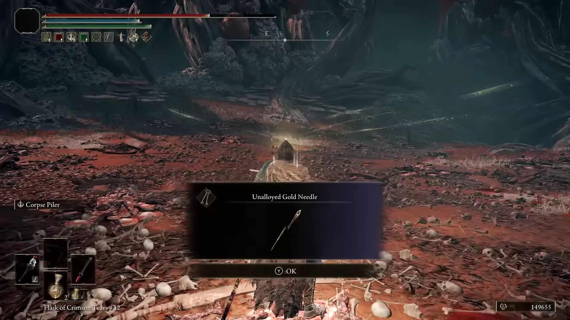 Ago d'oro non legato