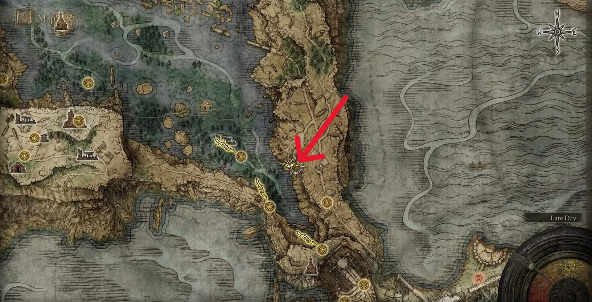 Ubicazione Chiesa dei voti