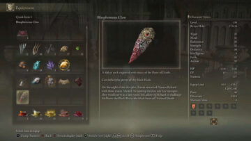 Come ottenere e utilizzare l'artiglio blasfemo in Elden Ring