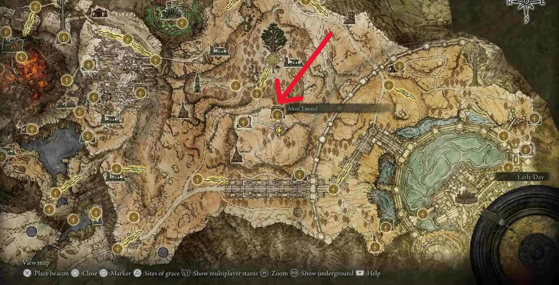 fantasma vicino al tunnel Altus