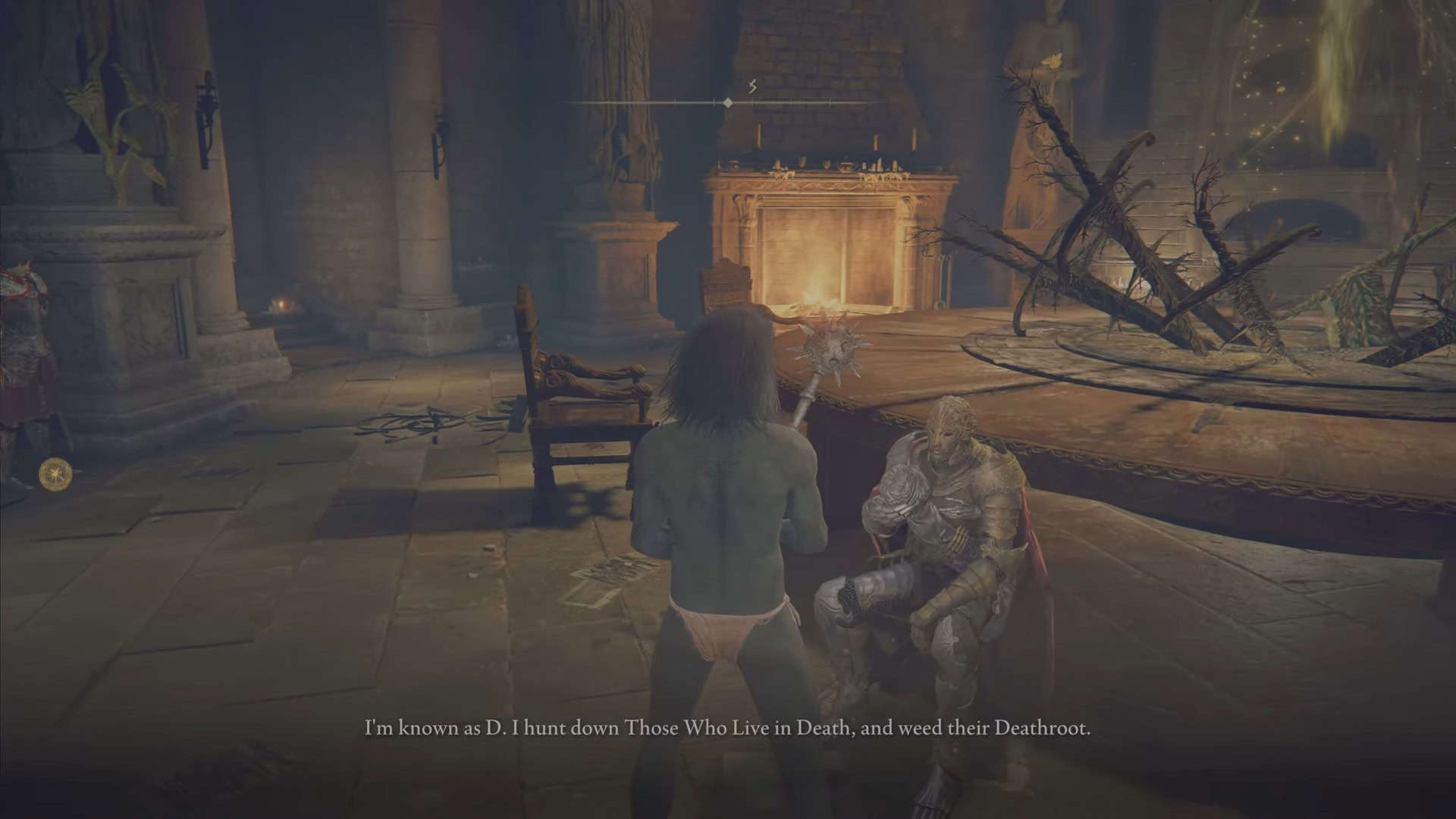 parla con D alla tavola rotonda