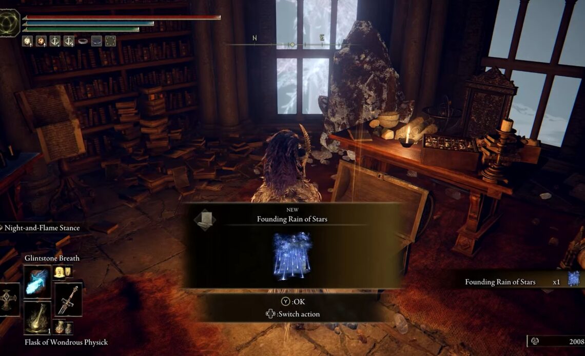 Falling Rain of Stars Elden Ring